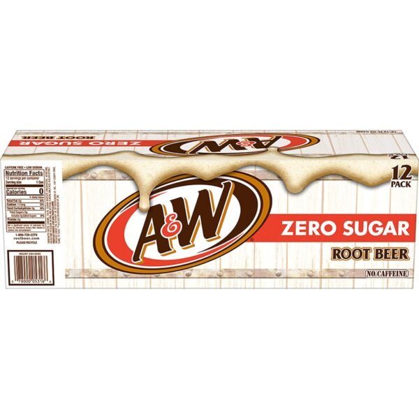 Zero Sugar Root Beer Soda, 12 Fl Oz Cans (Pack of 12) - Image 11
