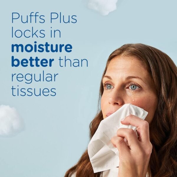 plus Lotion with Vicks Facial Tissues, 4 Cubes, 48 Tissues per Box - Image 5