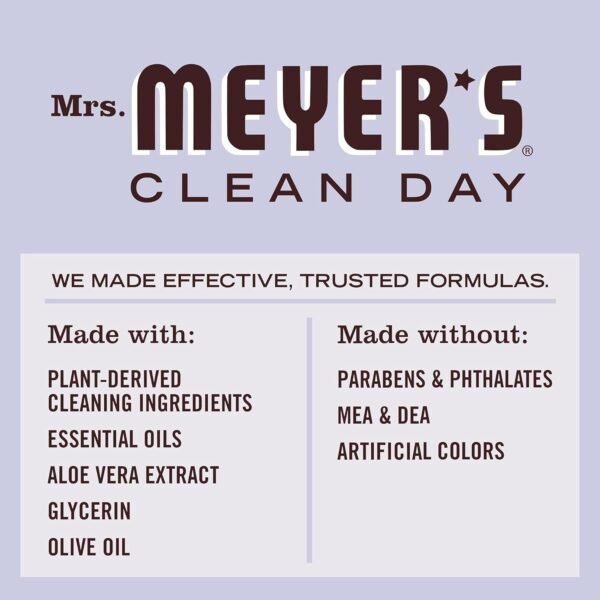 Mrs. Meyer'S 651318EA Clean Day Liquid Hand Soap Refill, Lavender, 33 Oz - Image 5