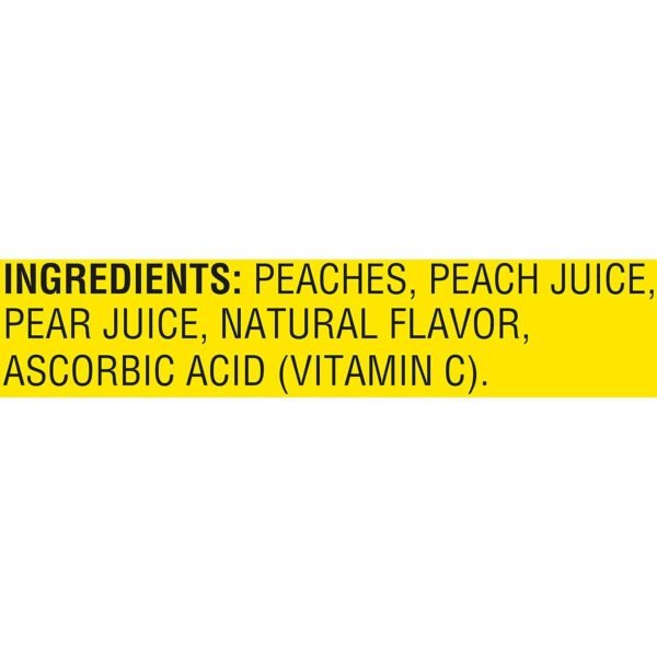 Yellow Cling Sliced Canned Peaches in 100% Juice, 15 Oz Cans (Pack of 4) - Image 4